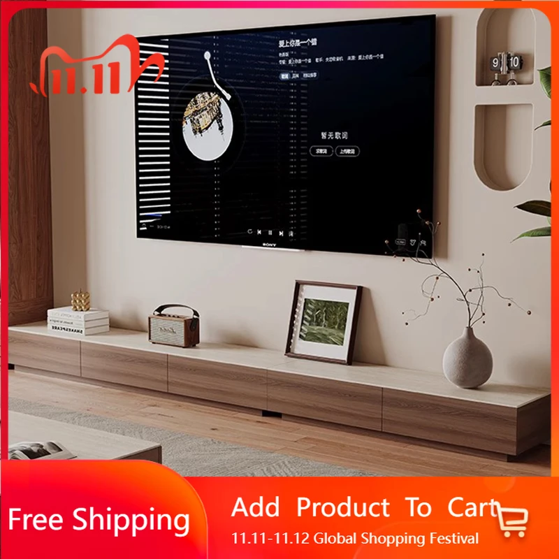

Living Room Modern Tv Stands Wood Nordic Display Minimalist Hallway Tv Table Aesthetic Storage Muebles Para Tv Unique Furniture