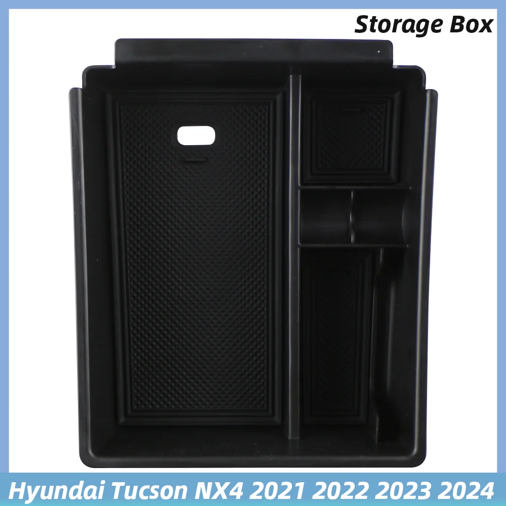 

Car Center Console Armrest Box Storage Tray Case for Hyundai Tucson NX4 2021 2022 2023 2024 Bag Stowing Interior Accessories