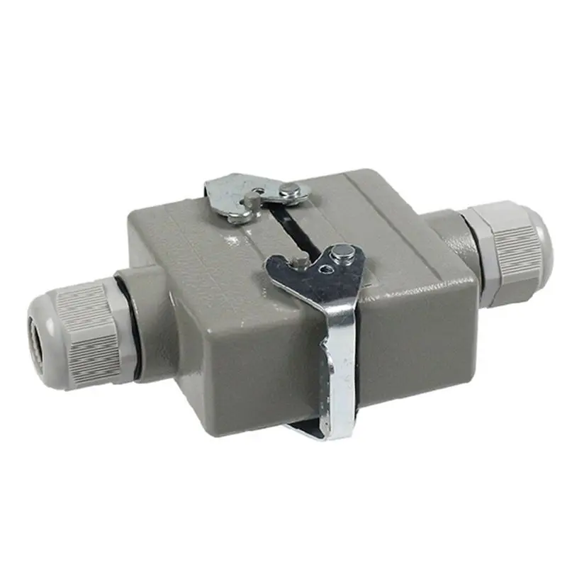 DT17 16A HDC-HE-24 Core Rectangular Heavy Duty Connector Waterproof for Docking Socket Connector