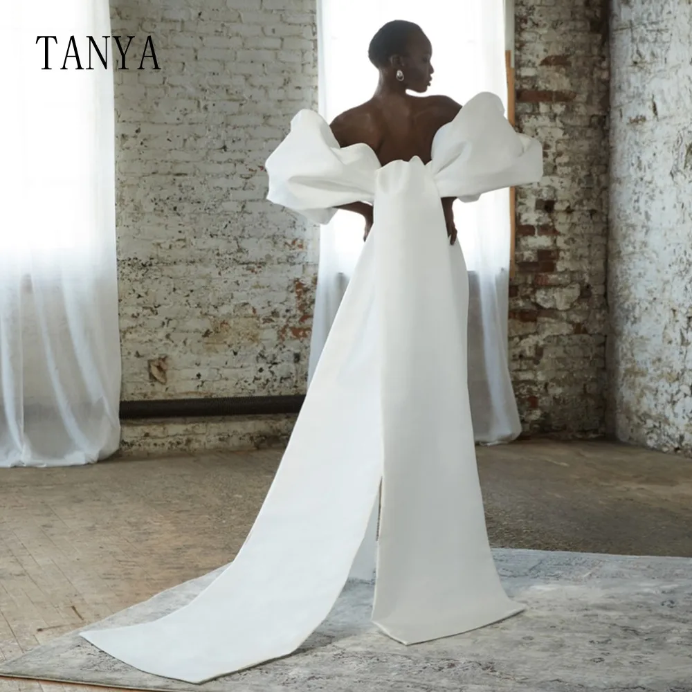 

Romantic Short Puffy Sleeves Wedding Cape With Two Long Ribbon,Fashion Detachable Wrap Chic TSWD082