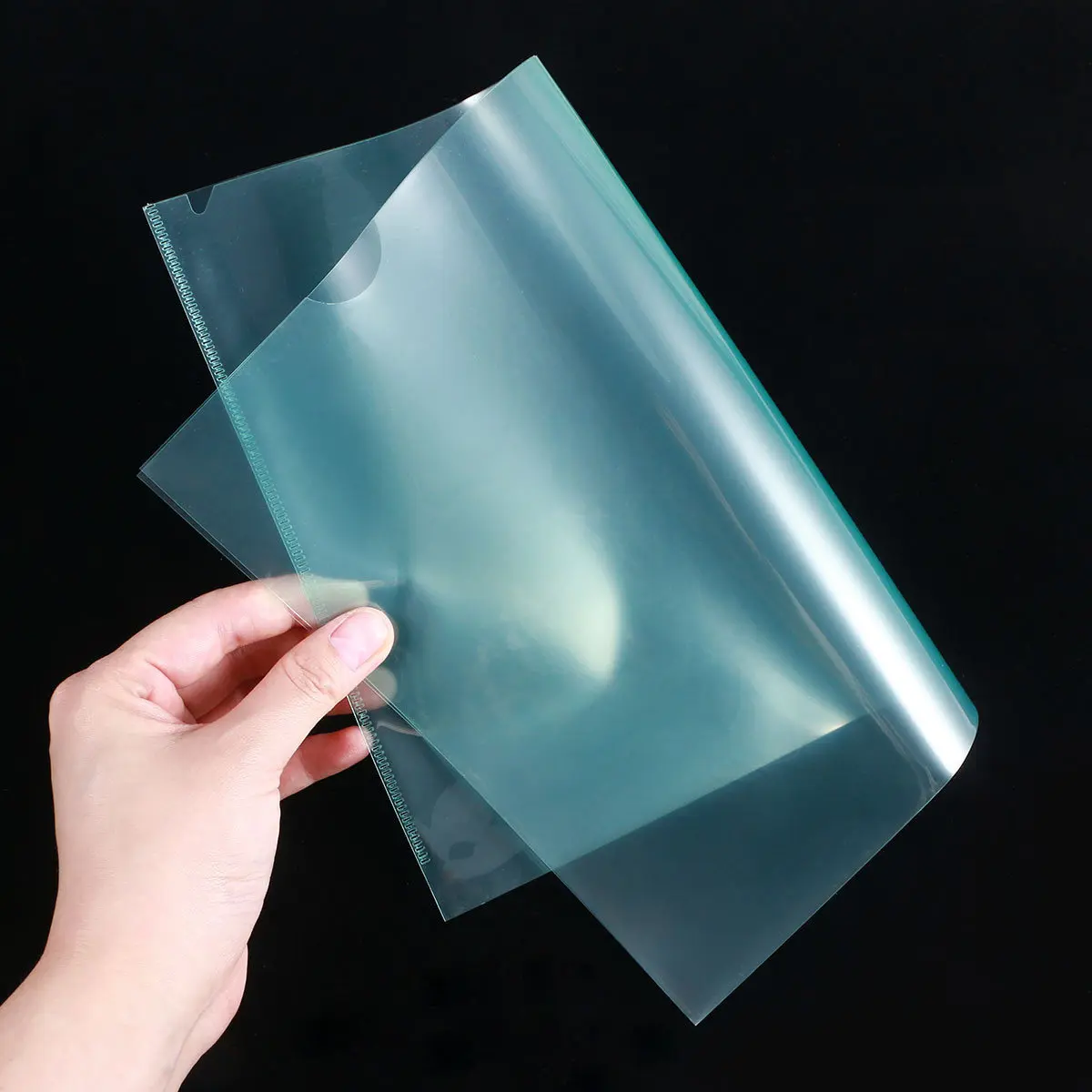 

30 шт. прозрачных пластиковых папок формата А4 с L-образным полукруглым отверстием для организации документов в офисе, школе, дома, с функцией прозрачного просмотра