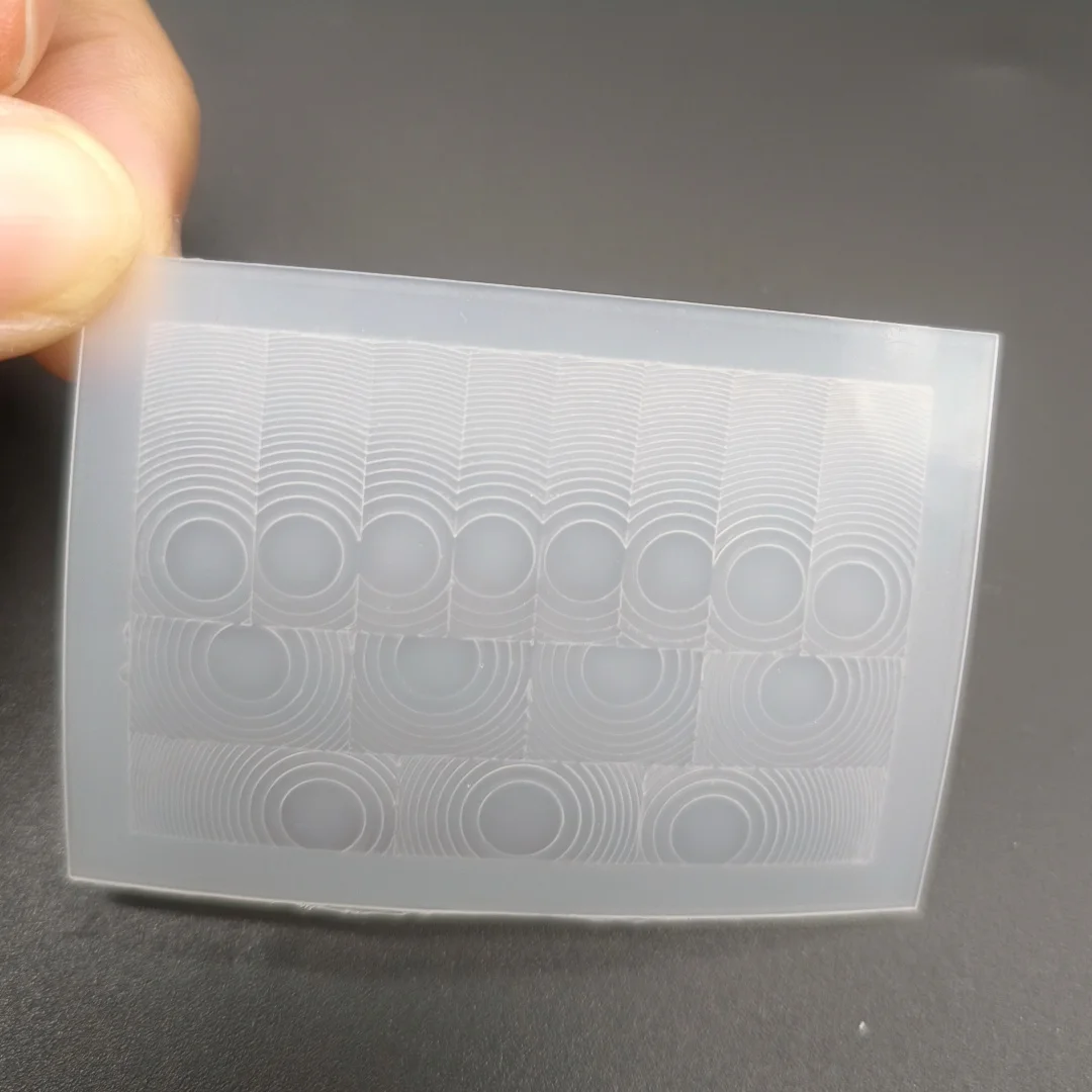 61x42.7mm Schistose HDPE Fresnel Lens for Long Distance Human Body Infrared Induction Optical PIR Motion Sensor Optical Lens