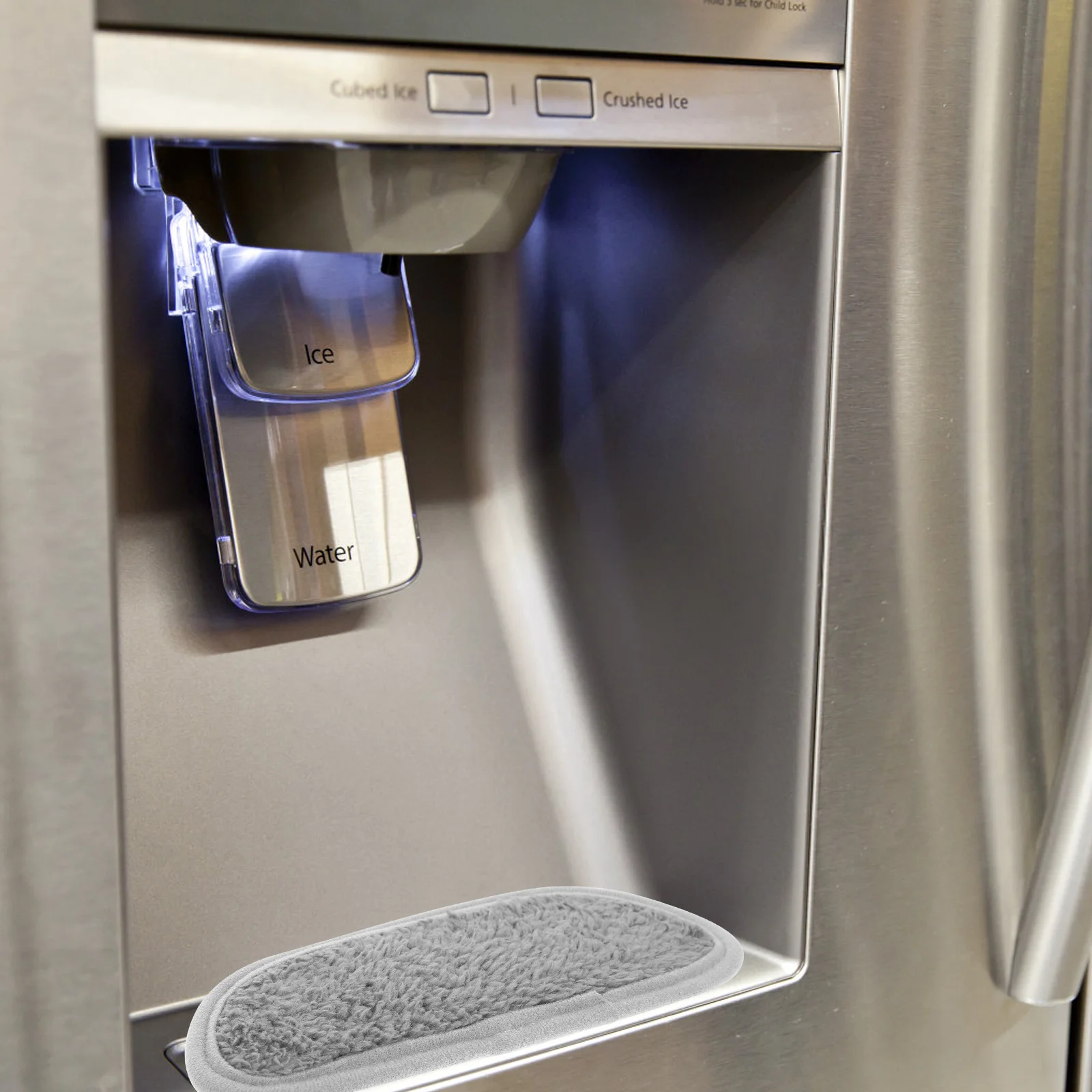 

2Pcs Refrigerator Drip Catcher Nonwoven Fabric Absorbent Pads for Water Dispenser Freezer Fridge Water Tray Reusable Washable