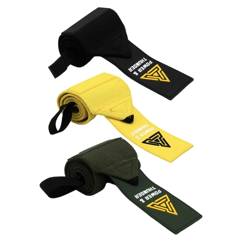 1 Pair Anti Sprain Fitness Wrist Protector for Gym Enthusiasts Ensures Stability in Squats Adjustable Long Time Use X7JD