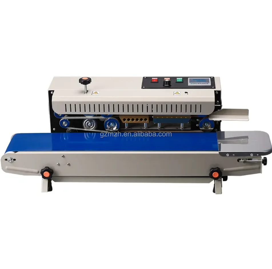 

FR-770 Multi-Function Stainless Steel Automatic Food Grade Liquid Pouch Continuous Heat Paper Plastic Bag Band Sealing Machine