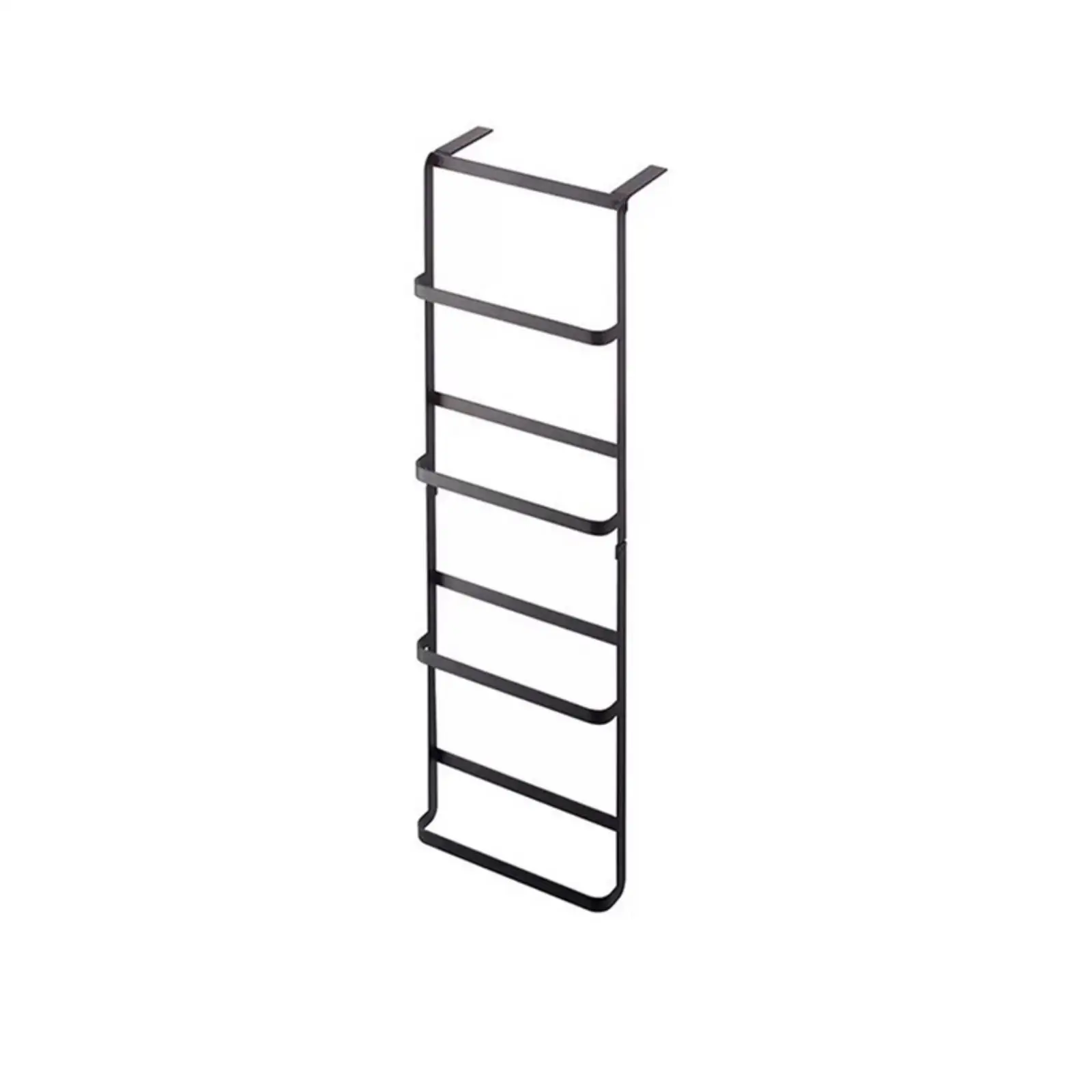 Hanging Shoe Organizer Wall Mounted Rack Carbon Steel Sturdy Slipper Shelf Compact Storage Holder for Door Cabinet Side Entryway