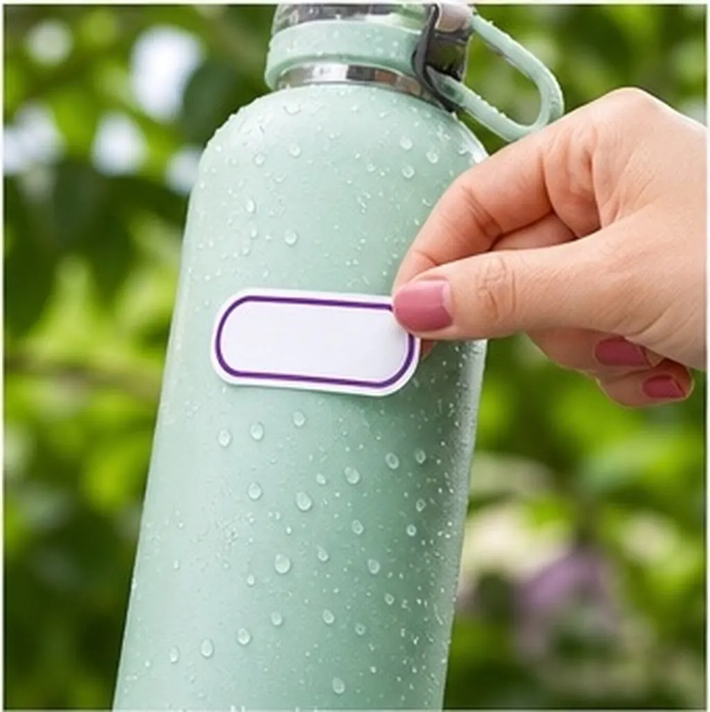 480Pcs Waterproof Blank Name Stickers For Stickers For Water Bottles For Students Labels Badges School Office