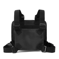 Reflective Design Chest Rig Bag Wear-resistant Tactical Vest Bag Multiple Pockets Students Chest Bag Hip-hop Streetwear Backpack 5