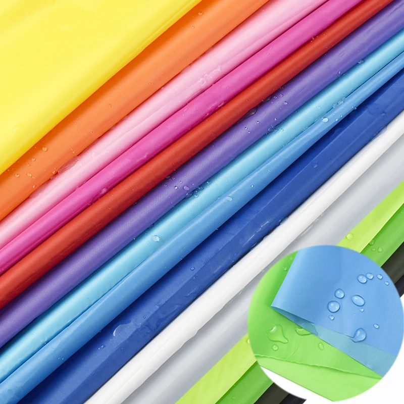 

100-500cm*150cm Meetee 190T Waterproof Fabric Oxford Cloth Coated Thin Fabrics Raincoat Umbrella Cloth By Meter Sewing Accessory