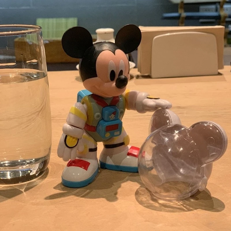 

New Disney Mickey Mouse Kawaii Astronaut Action Figures Anime Movie Holiday Gift Stellalou Building Mermaid Ornaments Girls Boys