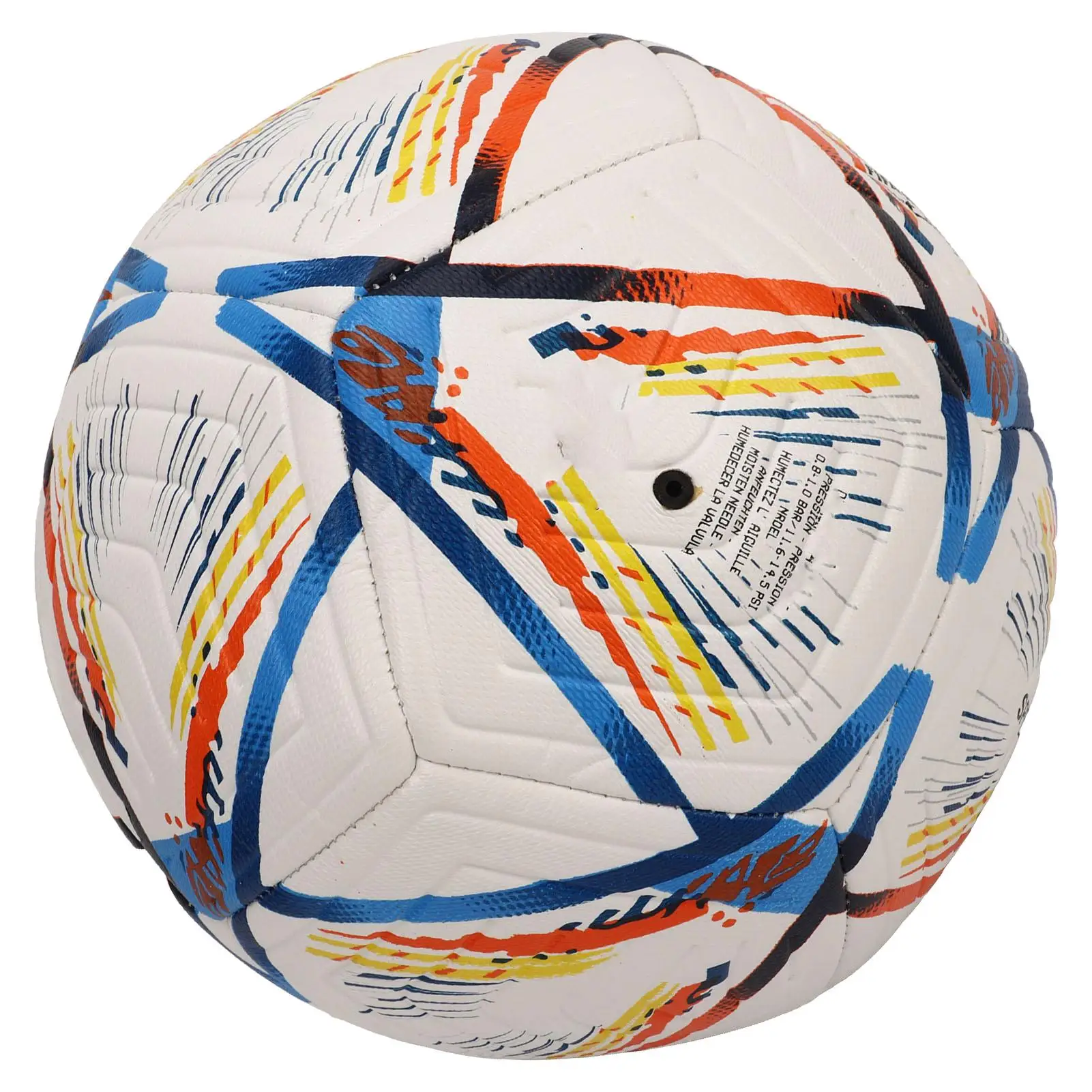 PU Adult Soccer Training Ball with Butyl Liner & Nylon Winding Yarn for playground  Stable Elastic Design