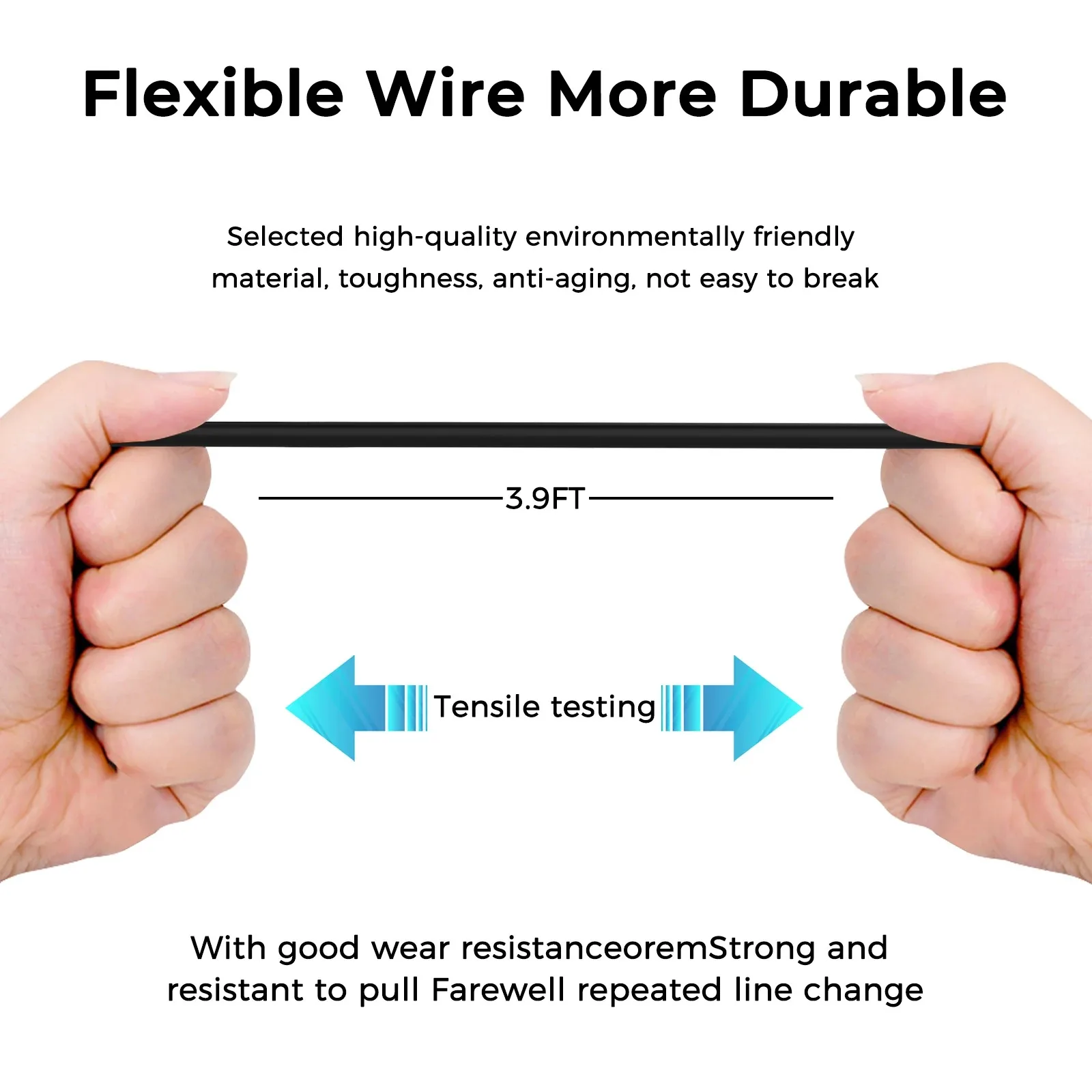 Fast Charge Data Sync Cable for PS Vita 1000, 1.2M USB Replacement Charger Cord for Sony PlayStation PSV 1000 - view 4
