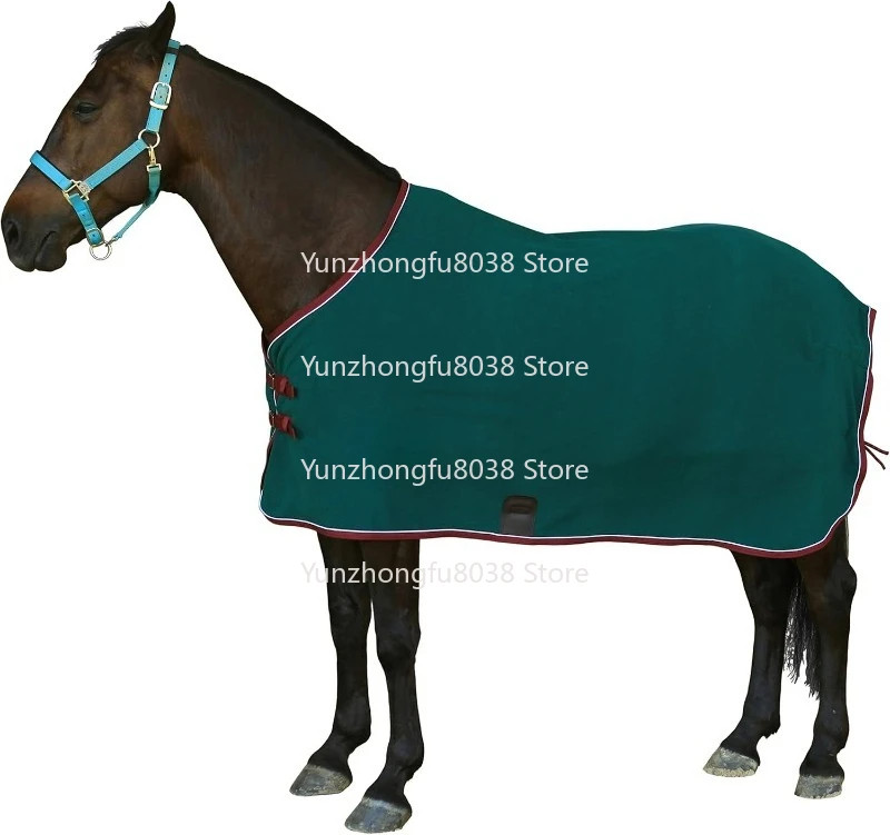 Fleece Cooler with Double Side Anti-Pilling for Horse Cooling and Drying Workout/Bath, or as a Blanket Liner for Chilly Weather