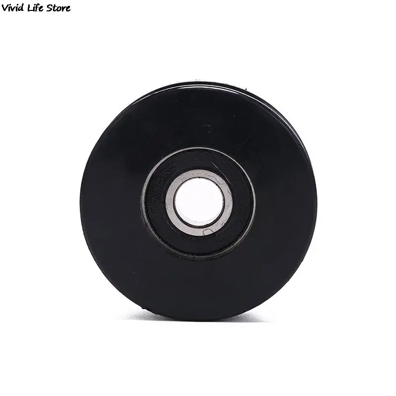 50mm Black Bearing Pulley Wheel Cable Gym Equipment Fitness Room Family Fitness Outdoor Part Wearproof gym kit