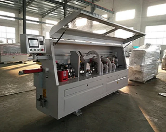 

Qingdao automatic double trimming edge banding machine