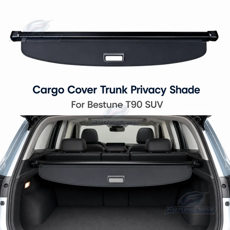 Cargo Cover Trunk Privacy Shade Rear Security Partition Anti-Theft Shield Retractable Organizer for Bestune T90 SUV Accessories