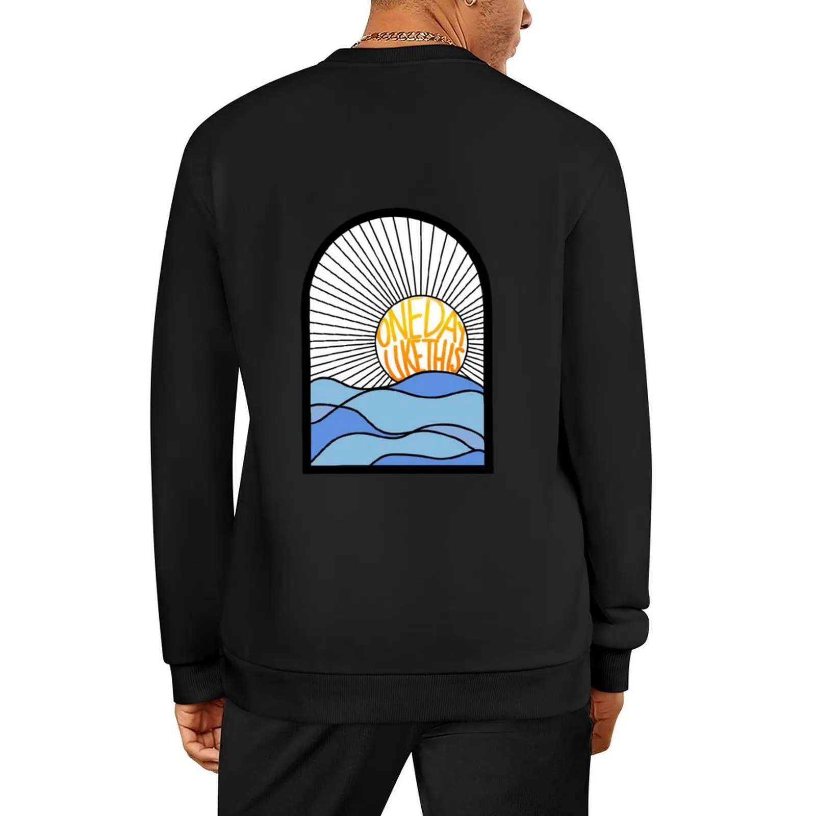 

One Day Like This Elbow Sunrise Art Pullover autumn new products anime clothing mens clothing korean style clothes sweatshirts