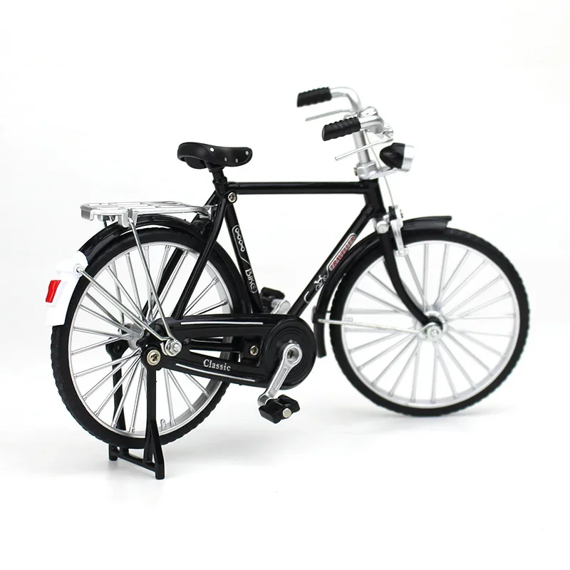 Nieuwe 1:10 Mini Legering Model Fiets Diecast Metalen Vinger Retro Fietsen Volwassen Simulatie Collectie Geschenken Speelgoed Voor Kinderen