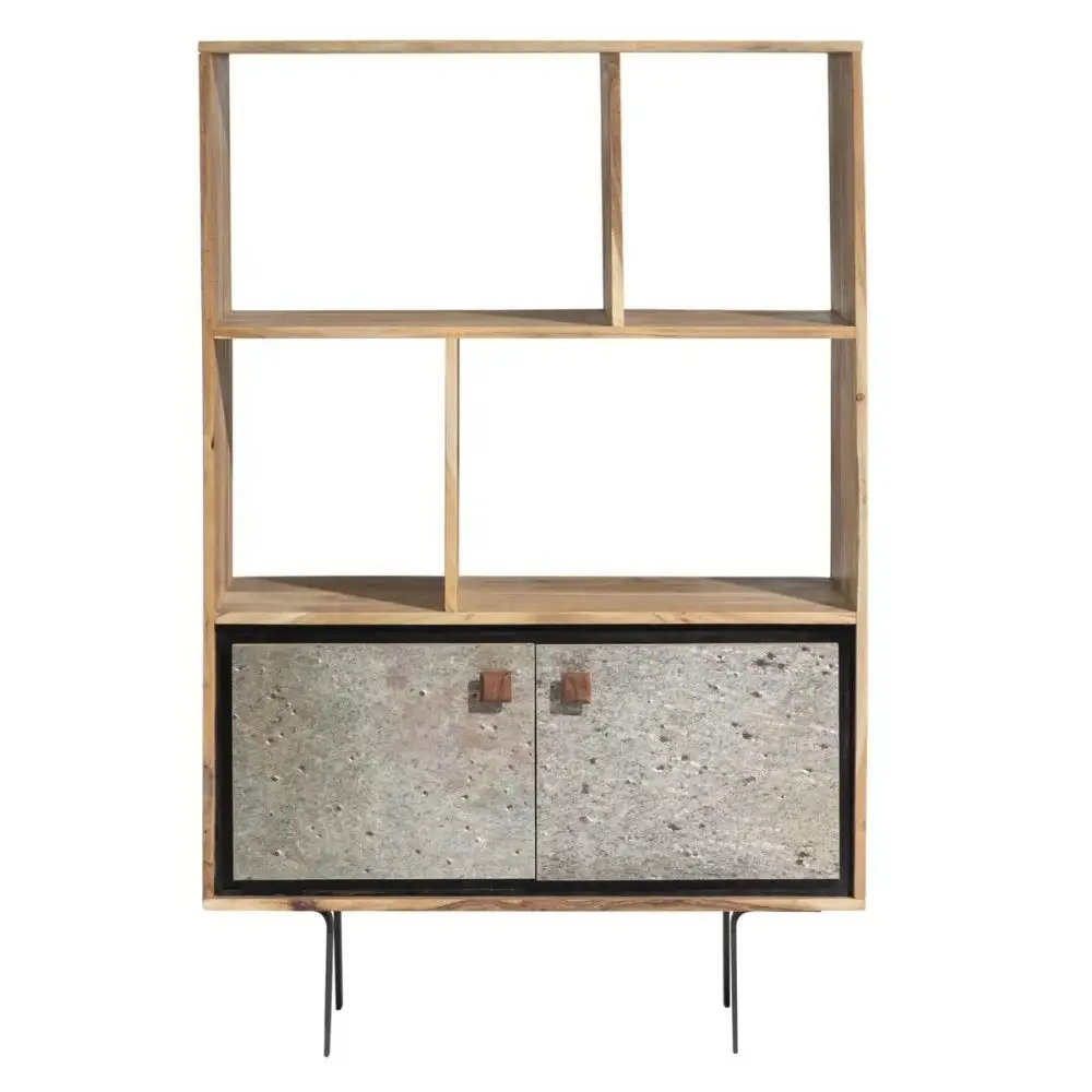 Z DU'S Modern Solid Wood Bookcase. Classic And Elegant Design, Practical And Reliable, With Stable And Sturdy Structure.Z