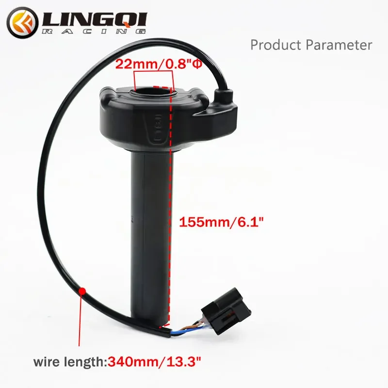 

LINGQI Ultra Bee Throttle Turn Grip Pit Dirt Bike Handlebar For Off-Road Motorcycle SUR SUR- Electric Vehicle Part