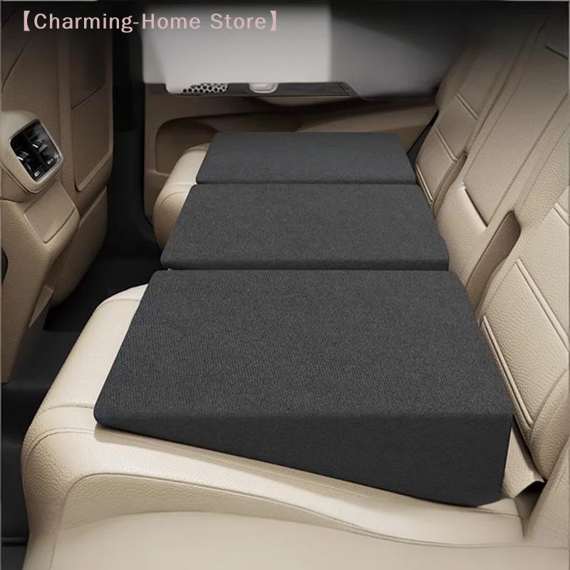 【M】Car Seat Leveling Pad Memory Foam Car Seat Cushion Fatigue Relief Increase Height Pad Flattening The Rear Seats Of The Car