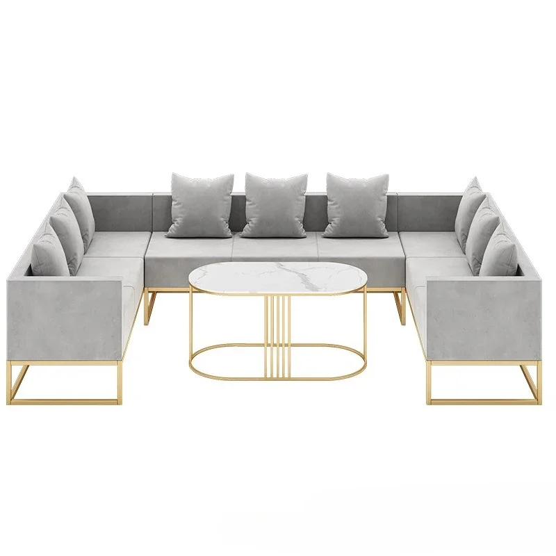 

Nordic leisure card seat sofa, simple milk tea shop, coffee shop, single and double sofa