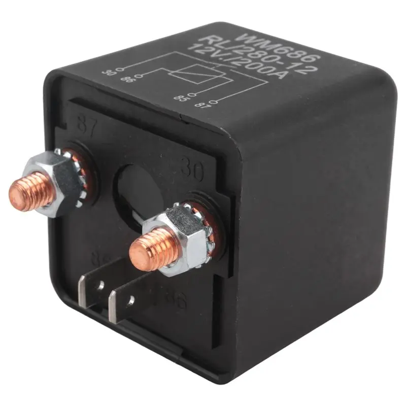 Reliable-Battery Isolator Relay 12V 4-Pin WM686 Start Relay Car ON/OFF Switch Normally Open Relay RL/280 200A