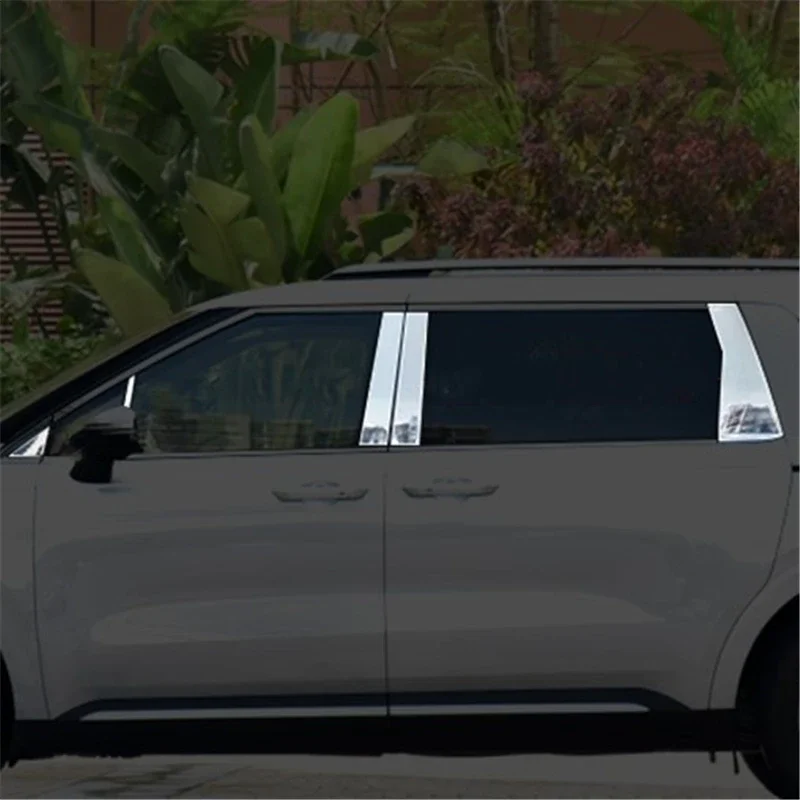 WELKINRY For Kia Carnival KA4 4th Generation 2021-2026 Car Body Door Window Central Middle A B C Column Pillar Post Cover Trim