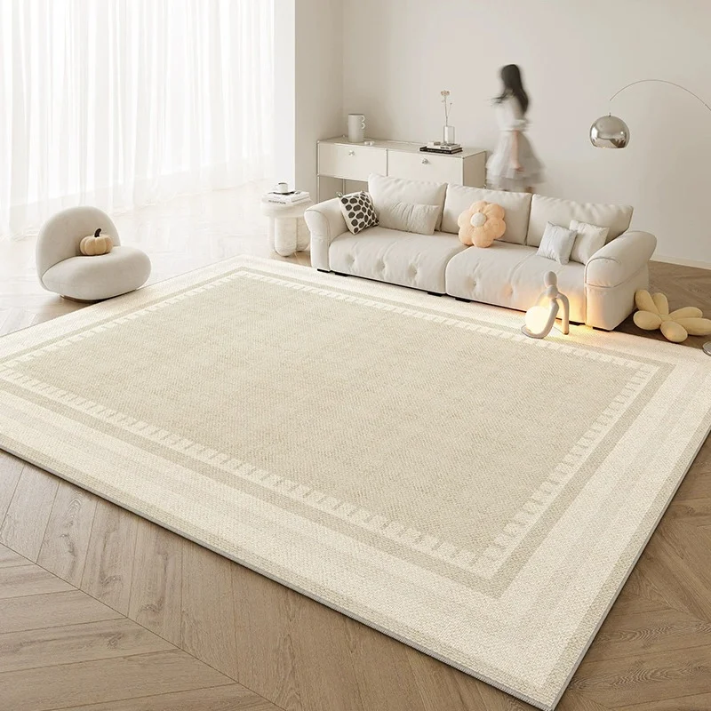 Ins Wind Geometric Rug Living Room Bedroom Non Slip Wear Resistant Nordic Minimalist Style Large Rug Home Decor