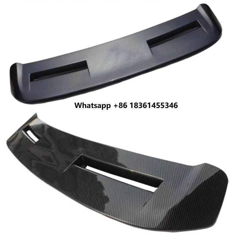 For Focus 06-18 Hatchback Modified ST Style Black White Gray Carbon Pattern Rear Spoiler Car Tail Wing