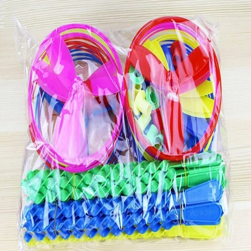 40 Pcs Fun Twisty Flying Saucers Toys Outdoor Bamboo Dragonfly Plastic Handle  Toys  Favorite gift for children\'s parties