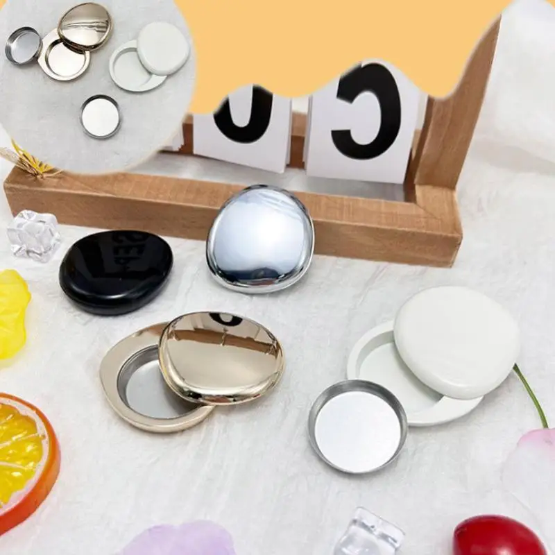 1Pcs Zinc Alloy Empty Solid Perfume Container Replaceable Refillable Rotatable Travel Balm Box Rotary Open Close