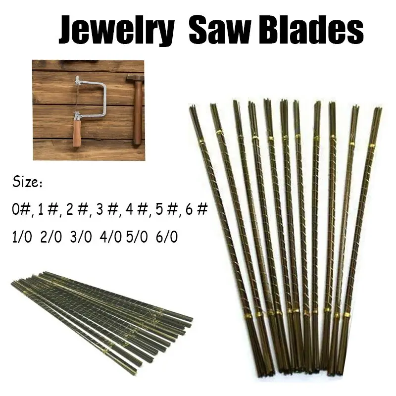 

Jewelry Processing Saw Blades Jewelry Hand Metal Cutting Jig Blades 12-144Pcs/lot Woodworking Hand Craft Tools