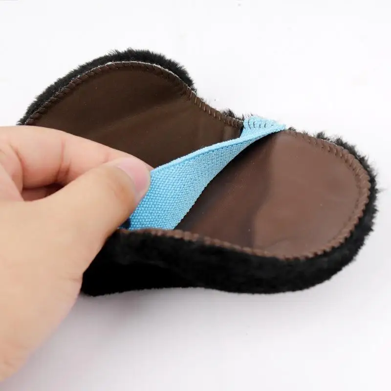 10 Stück Multifunktionales Leder-Schuhpoliertuch, Schuhpolierhandschuh, tragbares, weiches Plüsch-Schuhglanztuch, Handheld – Detail 8