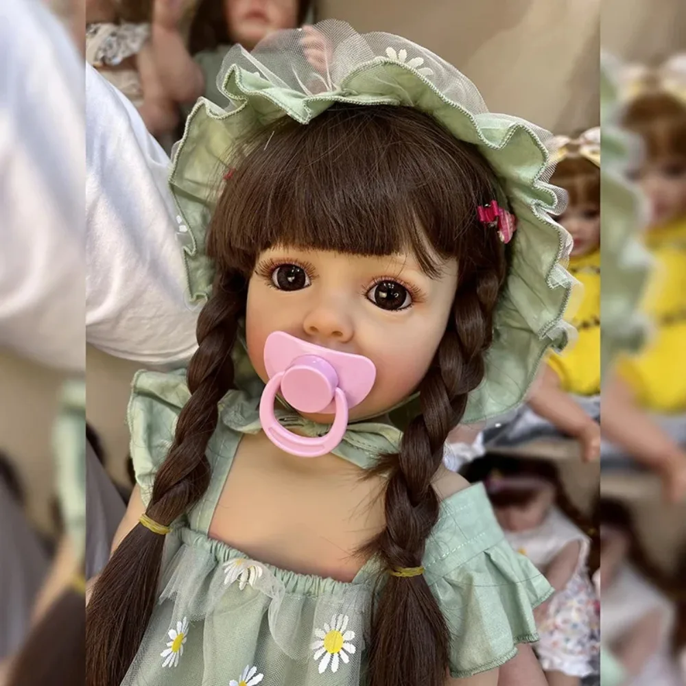 55CM Silicone Reborn Toddler Doll Betty Princess Girl 3D Painting Skin Tone with Visible Veins Bebe Reborn Juguetes para Niñas