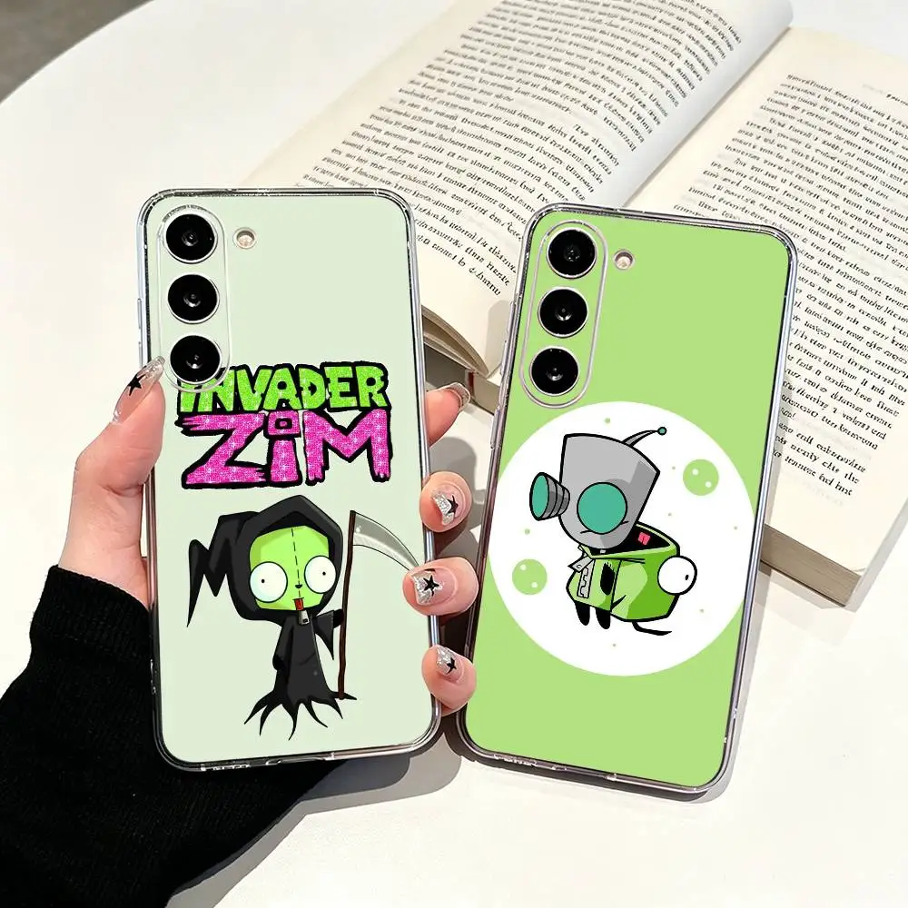 Madness- Invader Z-Zim Gir Clear Phone Case for Samsung Galaxy A71, A70, A52, A51, A40, A30