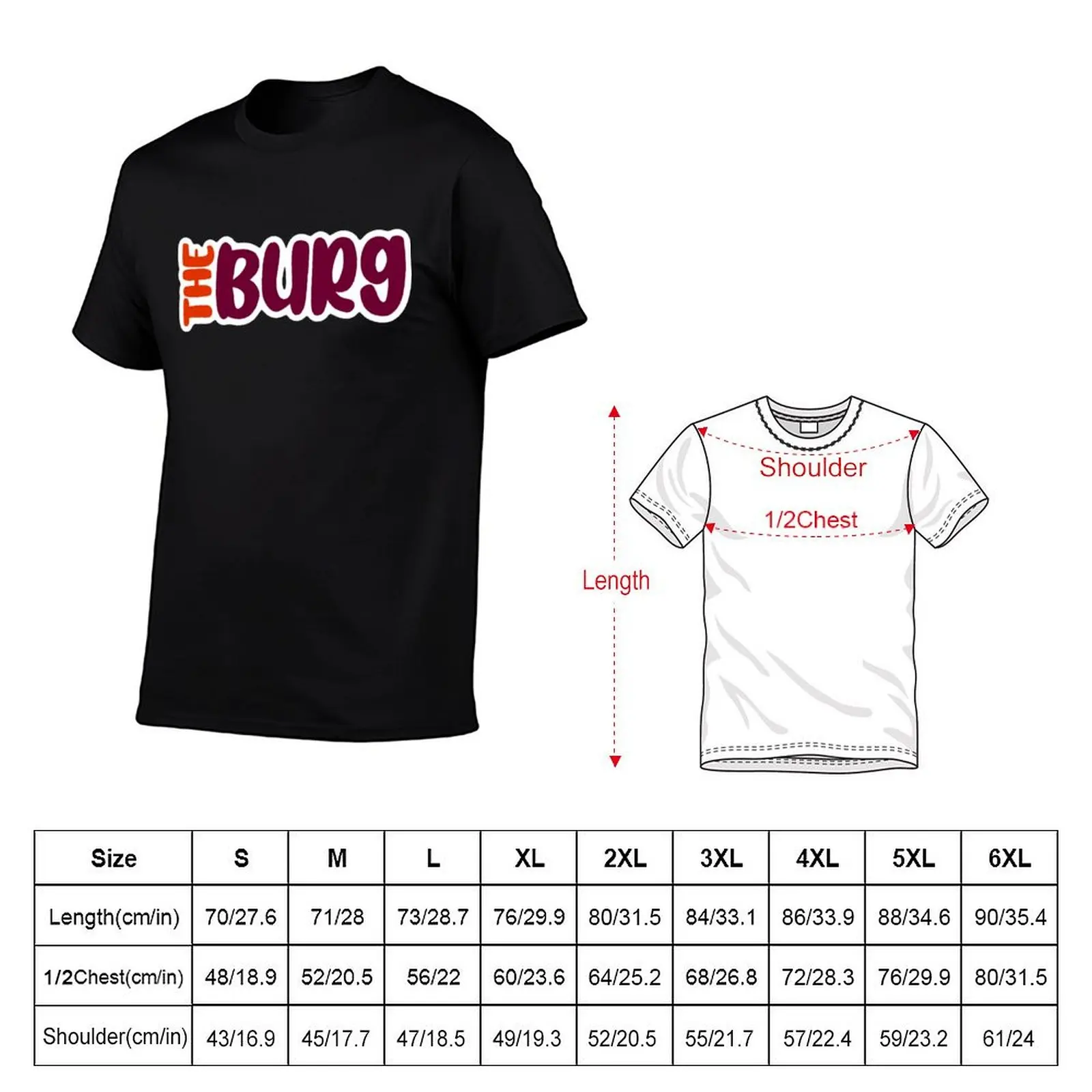 The Burg T-Shirt blanks luxury t-shirt topping men clothings