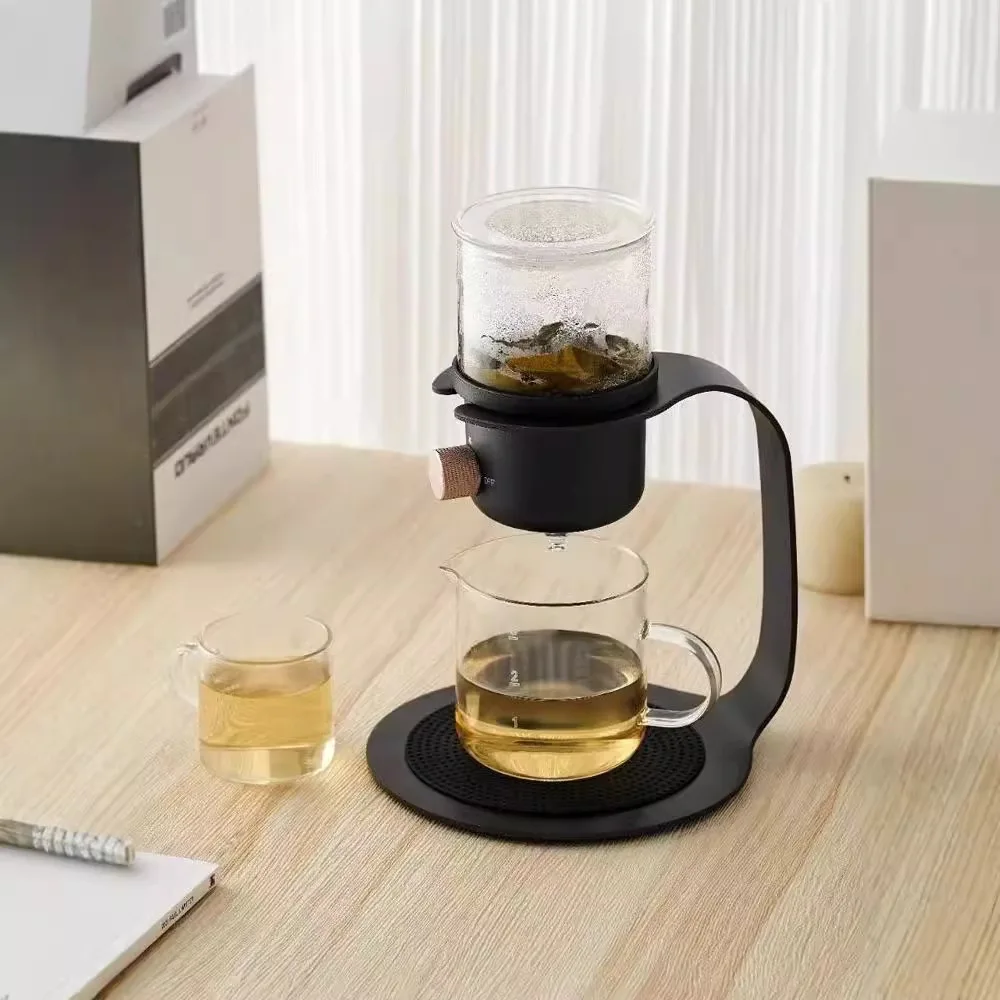 Чайник для ленивого заваривания Zhendian Xiaoke, новый китайский чайник для заваривания, современный цветочный чайник, капельный фильтр, кофейник для свежего измельчения