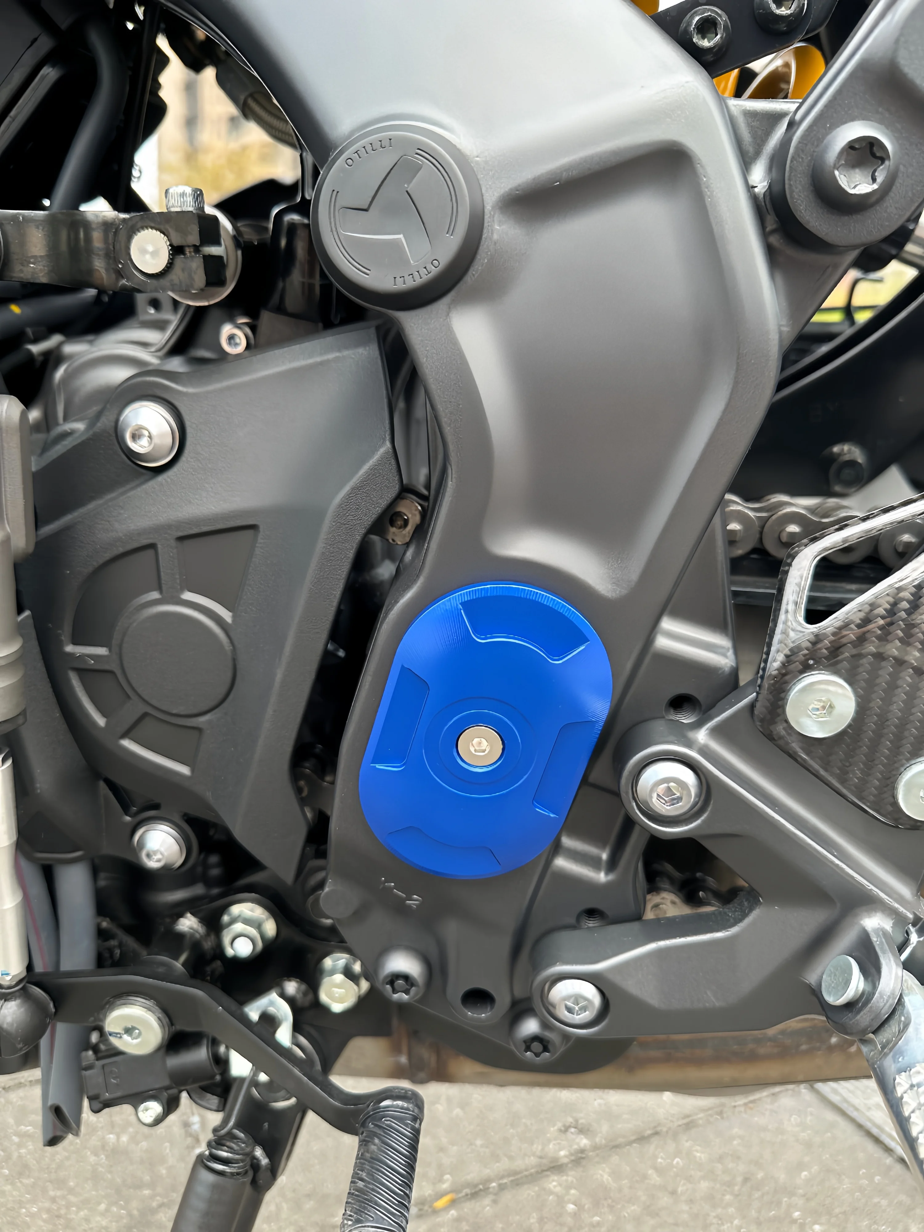 FOR YAMAHA MT09 MT09 SP Tracer9&GT Tracer9 GT+ XSR900 Accessories Aluminum Chassi Motorcycle Frame Hole Cover Caps CNC 2021-2026 view 2