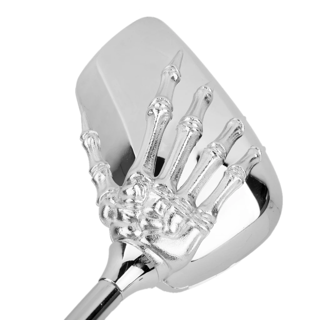 Punk Chrome Skeleton Hand Claw Motorcycle Rearview Side Mirrors 8/10mm image 6