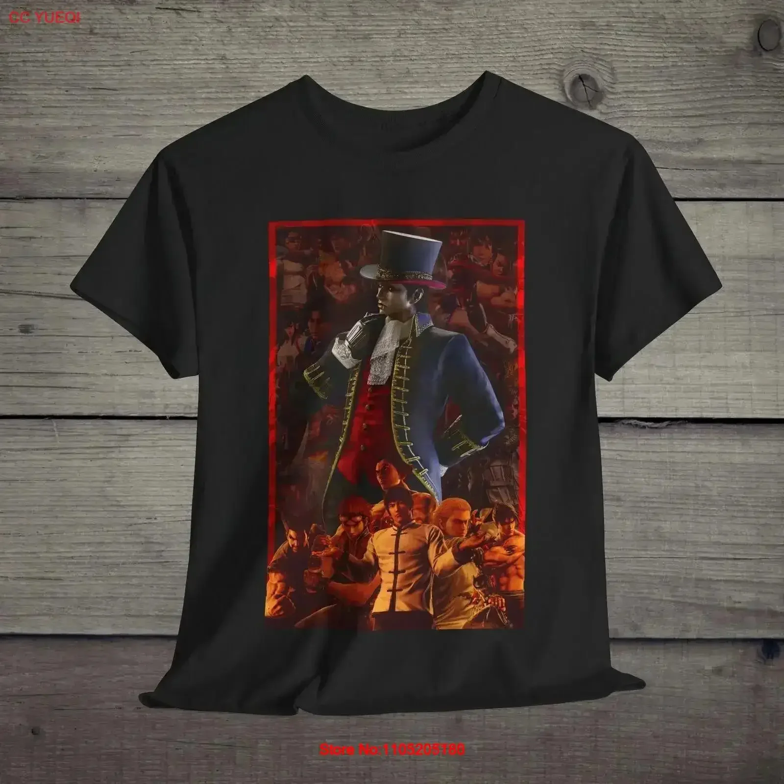 Tekken Game T Shirt Video Fighting Gamer Martial Arts vintage Washed designer clothes Breathable Casual Soft homme vintage