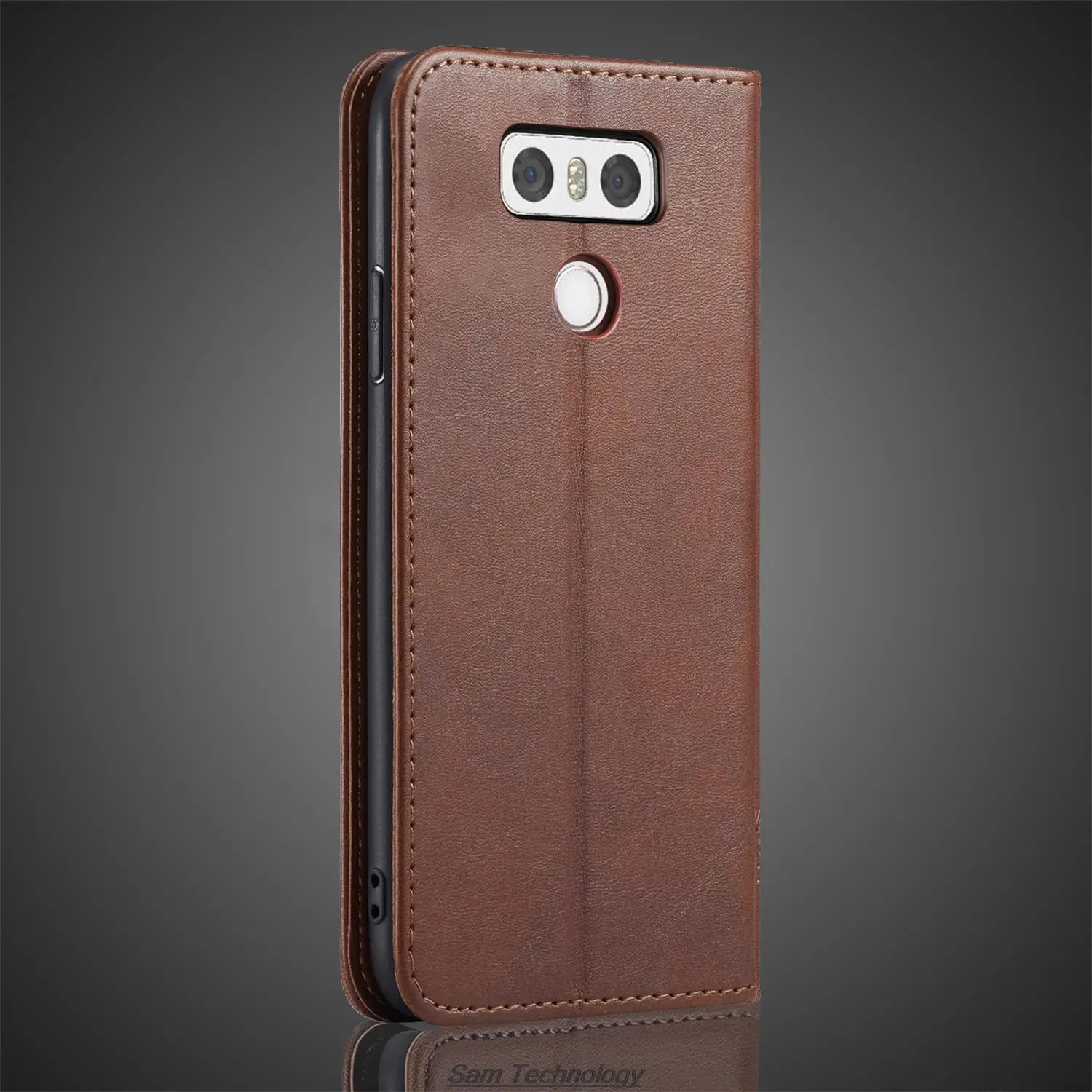 Magnetic attraction Leather Case for LG G6 Holster Flip Cover Case for LG G6 Wallet Phone Bags Fundas Coque