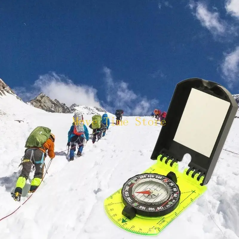 92ME Professional Metal Sighting Outdoor, Orienteering Portable Survival Sports Measuring Scale Map
