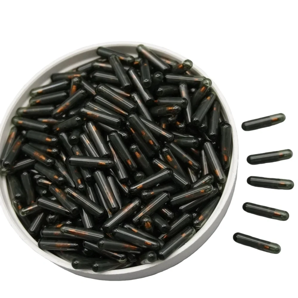 10 unids/lote Original cerámica T5 y vidrio T5 Chip transpondedor ID11/12/13/20 Compatible programable Chip de llave de coche
