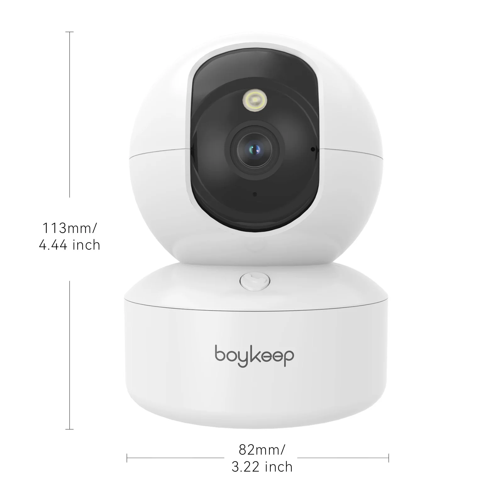 BoyKeep 2K Smart WiFi-Überwachungskamera Dual-Band 5G/2,4GHz Innenraum-Überwachungskamera, 360° °   PTZ, IR-Nachtsicht, Zwei-Wege-Audio