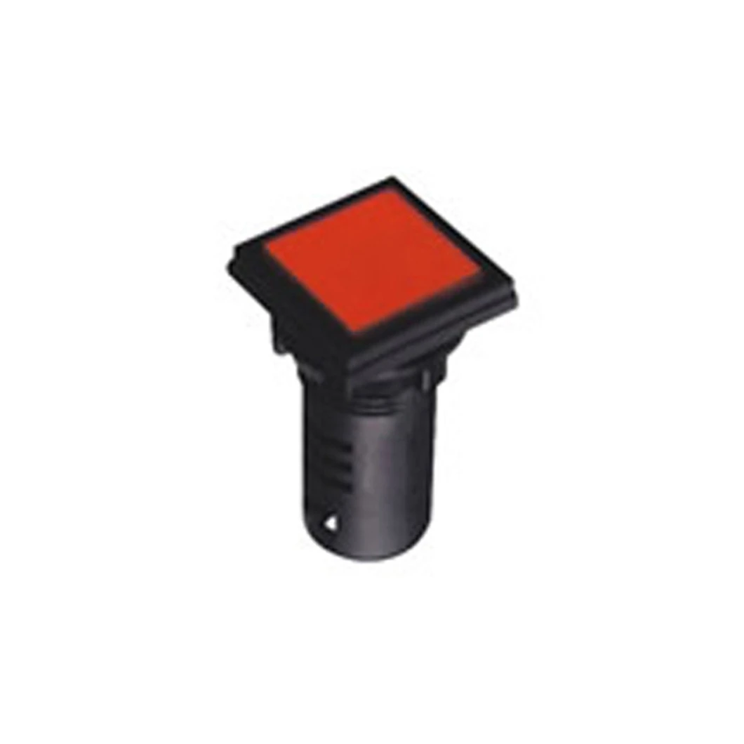 

ABILKEEN 20PCS/LOT AD16-22F Square Head LED Indicator Light 22mm Panel Mount Signal Lamp Red Green Yellow Blue White