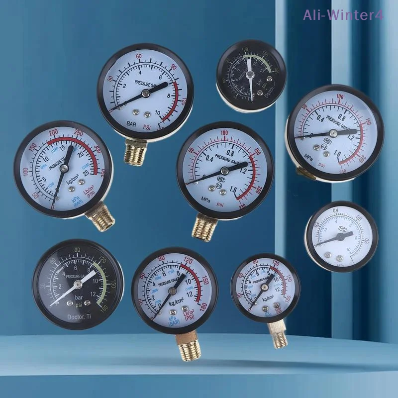 

Манометр для измерения давления гидравлических жидкостей и воздуха, 0-25 бар, 0-10 бар, 0-12 бар, аксессуары для самостоятельной сборки