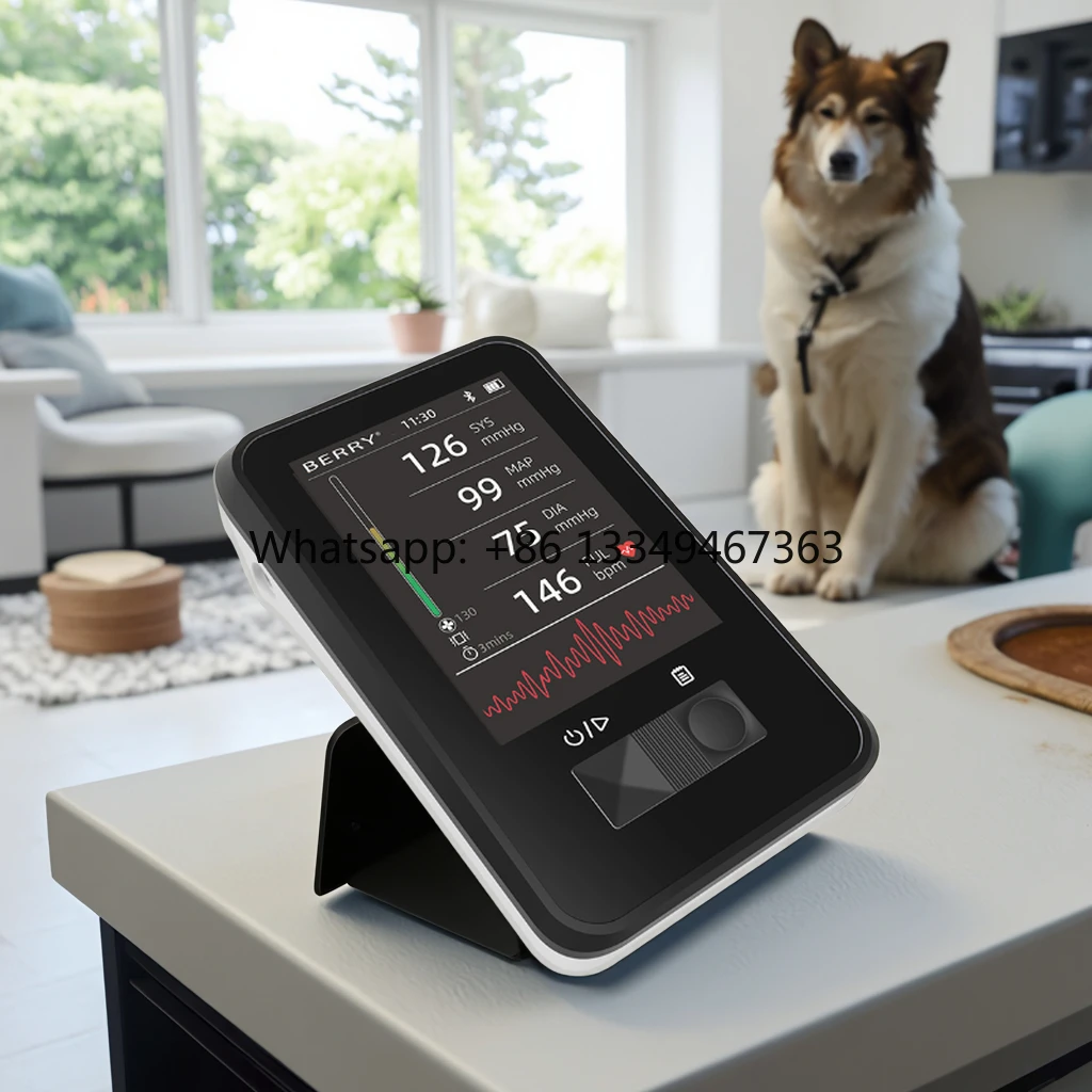 

Veterinary Pet Friendly Use Pressure with 3Cuffs Rechargeable Silent Dog Cat Health for Home and Clinical