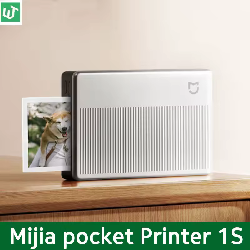 Impresora fotográfica de bolsillo Xiaomi 1S, inalámbrica, Bluetooth, impresión térmica, vídeo AR, tecnología ZINK sin tinta, impresión portátil, aplicación Mi Home