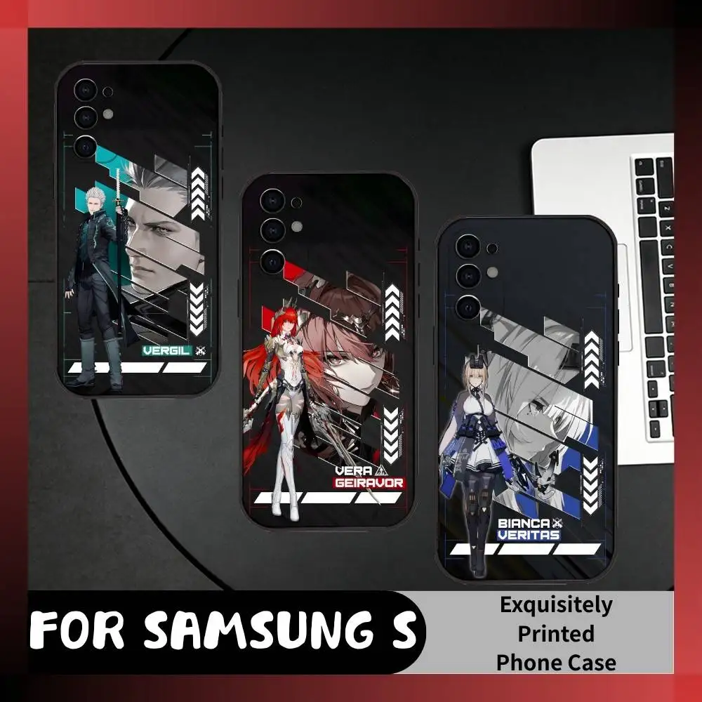 

Game Punishing Character Collection Phone Case For Samsung S25,S24,S21,S22,S23,S20,Ultra,S26,Plus,Fe,Note,5G Black Cover